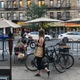 Outdoor dining at Jacob’s Pickles, June 2020
